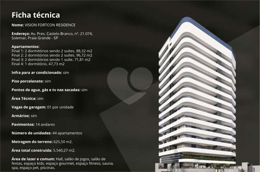 Apartamento venda PRAIA GRANDE com até 96,72m2, vista para o mar, até 2 suítes, sala, 3 banheiros, varanda gourmet e 1 vaga de garagem