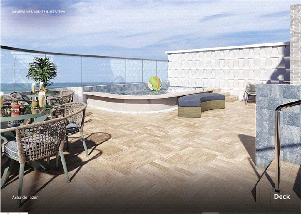 Apartamento venda PRAIA GRANDE com até 96,72m2, vista para o mar, até 2 suítes, sala, 3 banheiros, varanda gourmet e 1 vagas de garagem. 