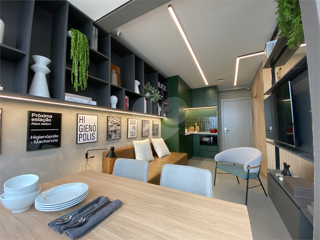 Studio Residencial à Venda - 24 m² - Higienópolis - São Paulo - Alto Padrão - Pé Direito Elevado