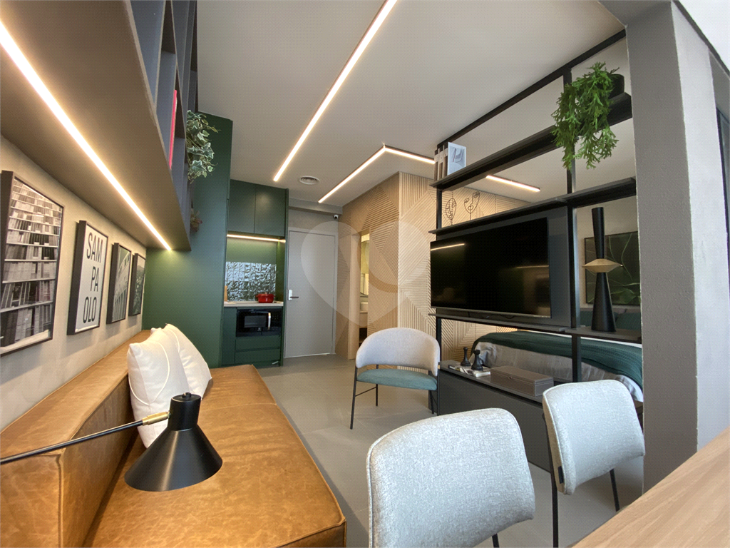 Studio Residencial à Venda - 24 m² - Higienópolis - São Paulo - Alto Padrão - Pé Direito Elevado