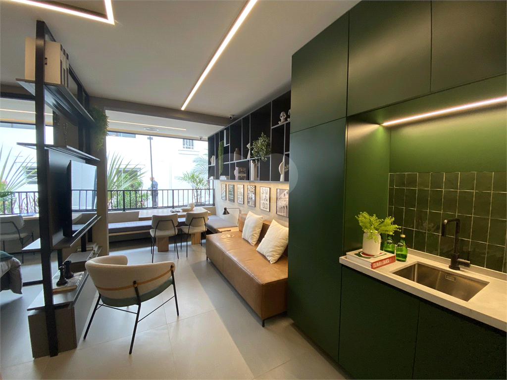 Studio Residencial à Venda - 24 m² - Higienópolis - São Paulo - Alto Padrão - Pé Direito Elevado