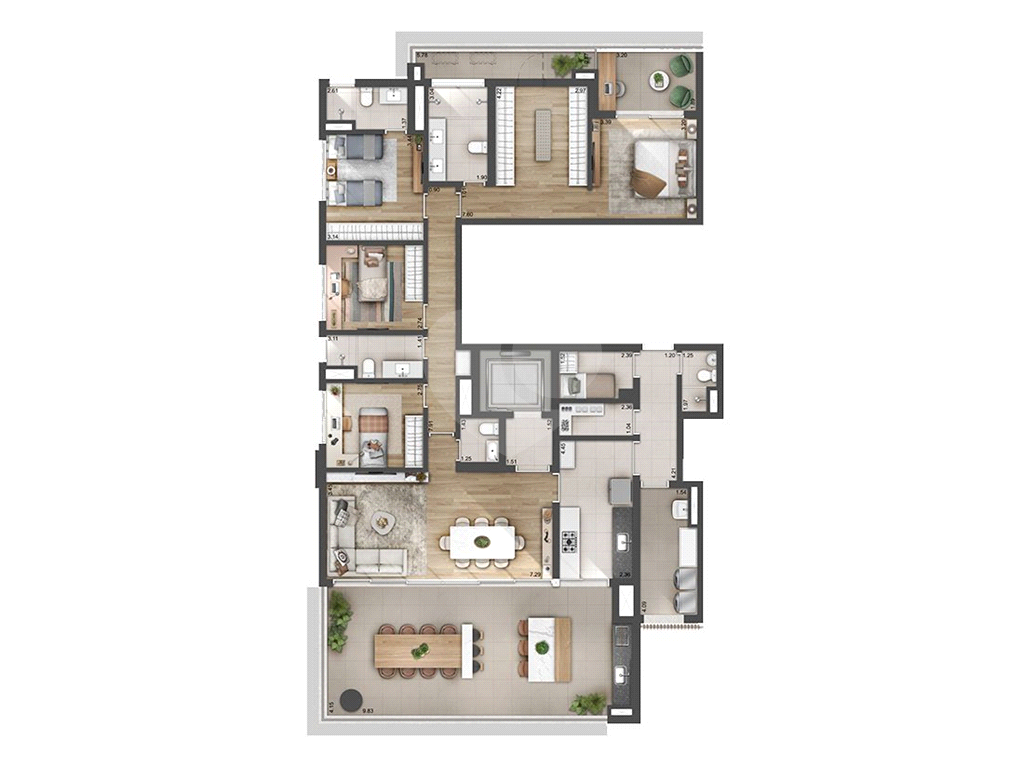 Apartamento com 4 dormitórios à venda em Perdizes
