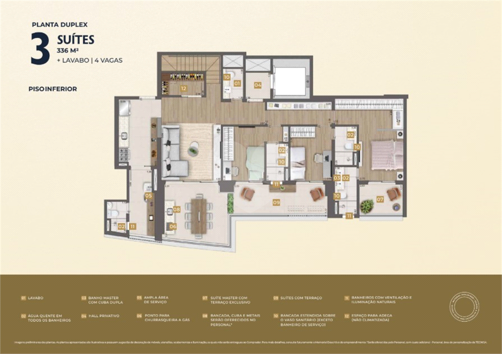 ?? Apartamento à Venda em Obras no Condomínio Reserva Flamboyant – Jardim das Perdizes | 157m² a 377m² | Entrega Julho de 2027 – Tecnisa