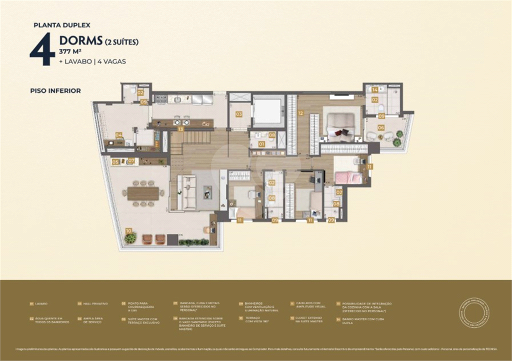?? Apartamento à Venda em Obras no Condomínio Reserva Flamboyant – Jardim das Perdizes | 157m² a 377m² | Entrega Julho de 2027 – Tecnisa