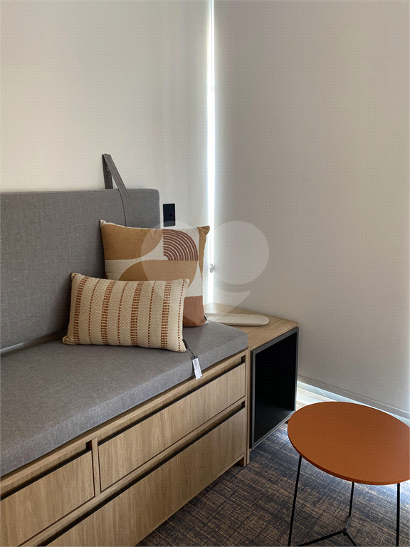 Studio com decoração refinada 27m² mobiliado com lazer Pinheiros