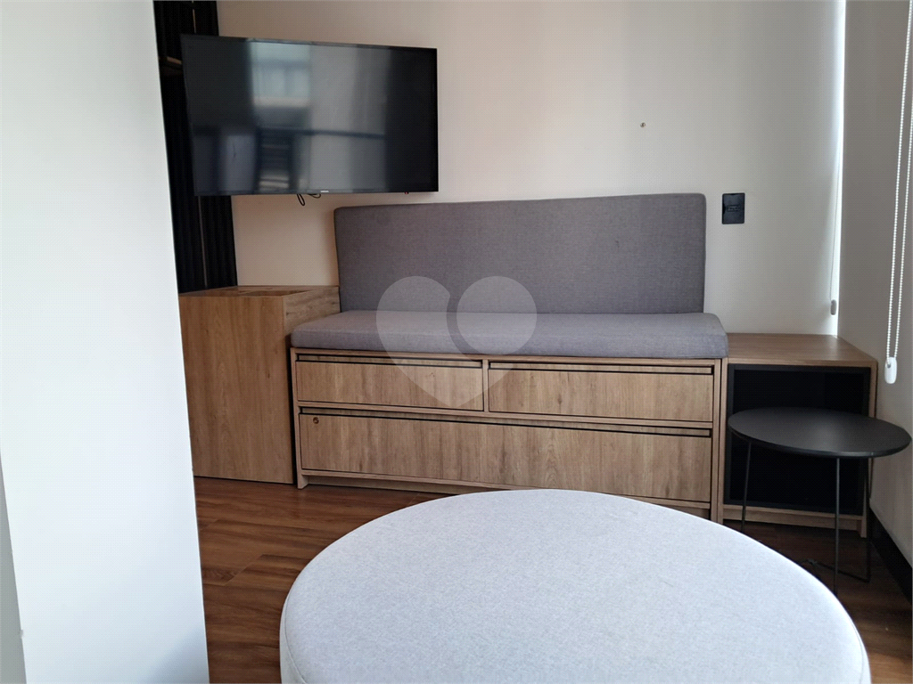 Studio com decoração refinada 26m² mobiliado com lazer Pinheiros