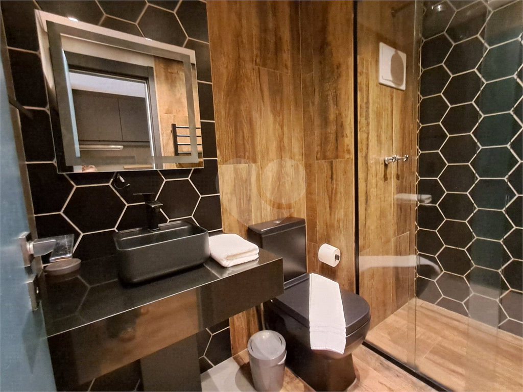 Studio com decoração refinada 26m² mobiliado com lazer Pinheiros