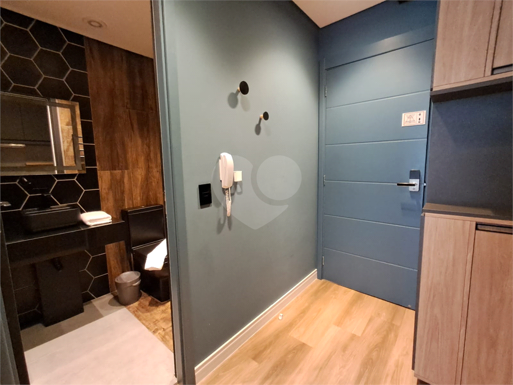 Studio com decoração refinada 26m² mobiliado com lazer Pinheiros