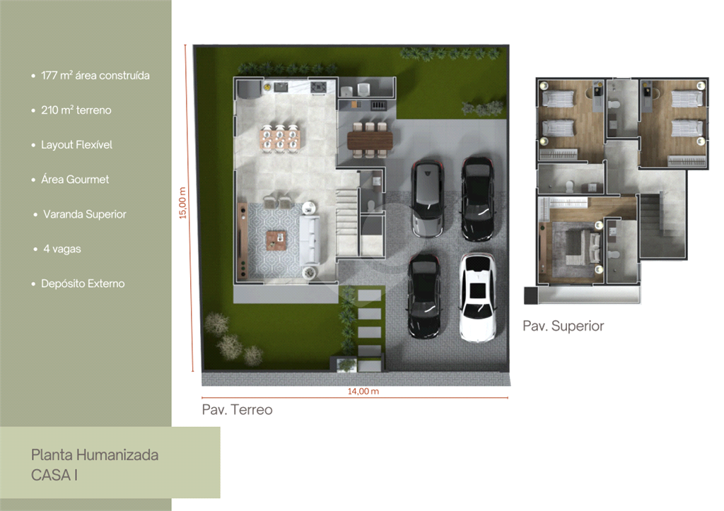 Casa, 3 quartos, 177 m² - Foto 13