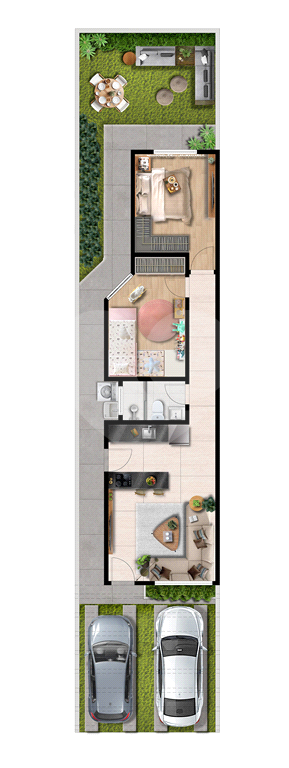 Casa, 2 quartos, 55 m² - Foto 12
