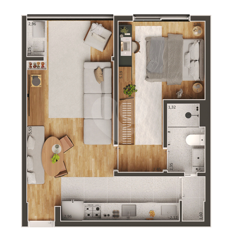 Apartamento à venda com 1 quarto, 49m² - Foto 23