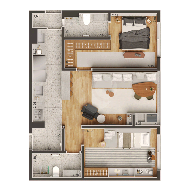 Apartamento à venda com 1 quarto, 49m² - Foto 22