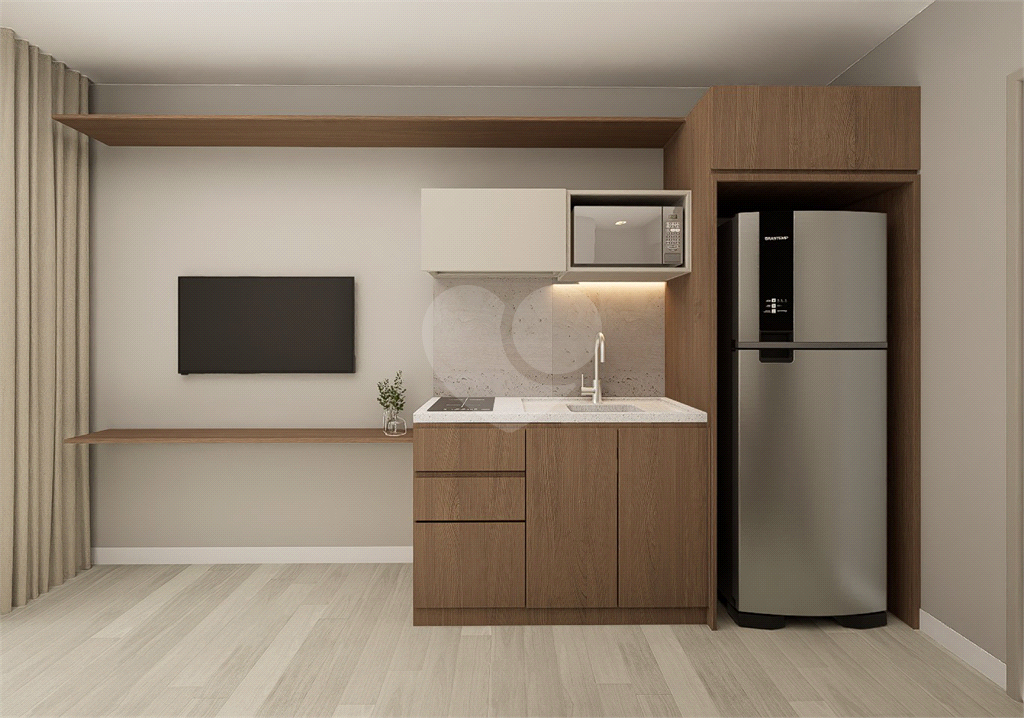 Apartamento mobiliado de 41m² à venda em Moema – Stay Moema by Helbor
