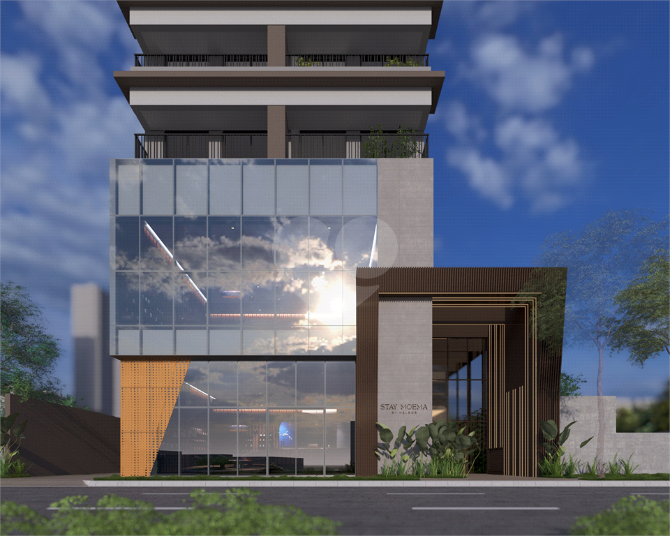 Studio mobiliado de 27m² à venda em Moema – Stay Moema by Helbor