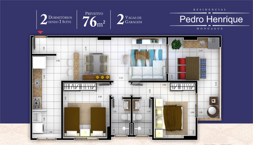 Venda ou Permuta: Apartamento Centro de Mongaguá, 2 Dormitórios, 2 Vagas, Vista para a Praia!