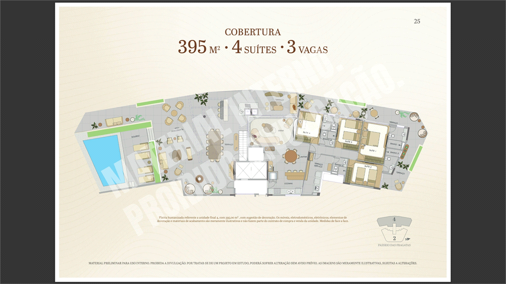 Apartamento Alto padrão Riviera de São Lourenço - 4 suítes / 2 vagas -lançamento!