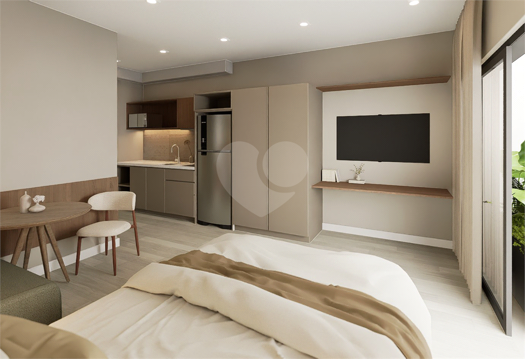 Studio mobiliado à venda em Moema – 25m² MOEMA