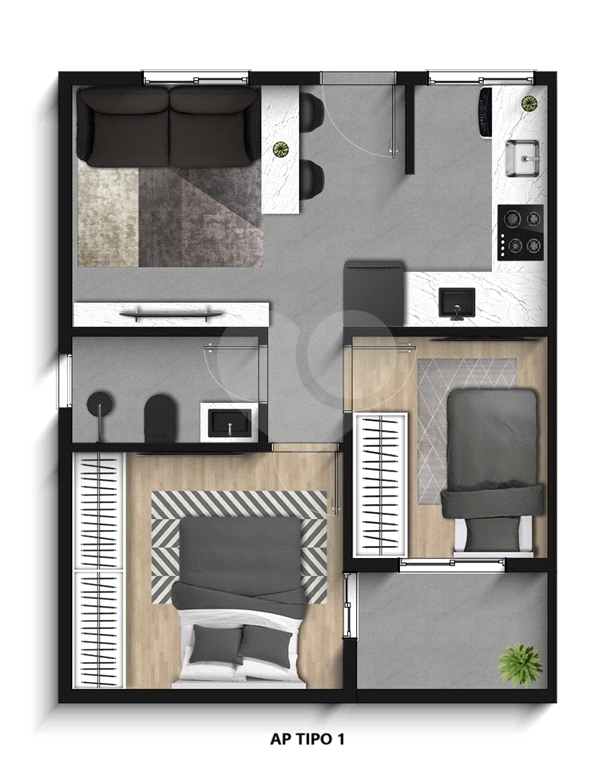 Apartamento a Venda 39,20m² - 2 dormitórios - Sem Vaga de Garagem - São Miguel Paulista - SP