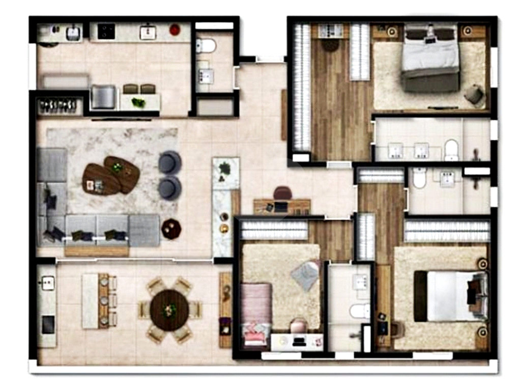 Apartamento, 3 quartos, 154 m² - Foto 2