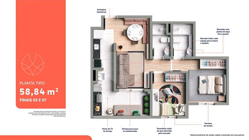APARTAMENTO NOVO RECEM ENTREGUE