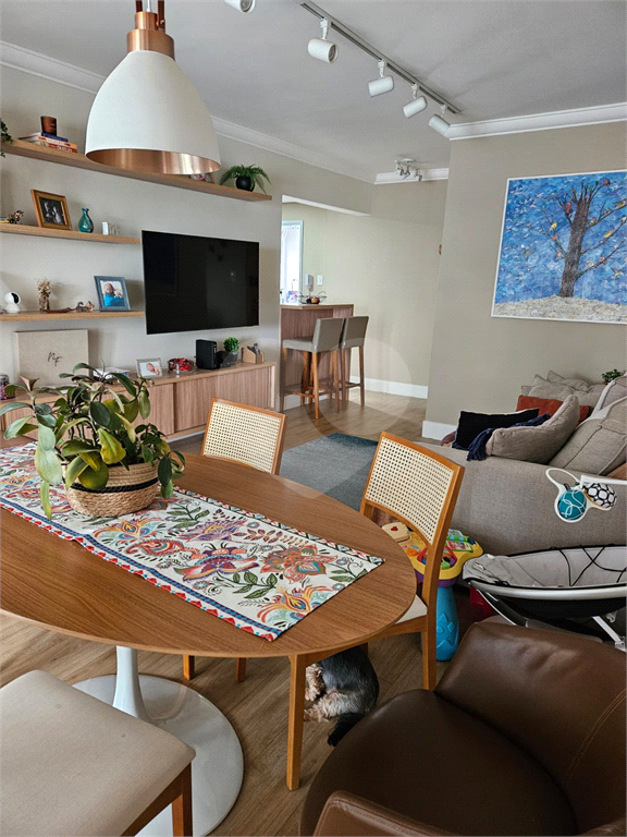 Apartamento com 3 dormitorios e varanda gourmet