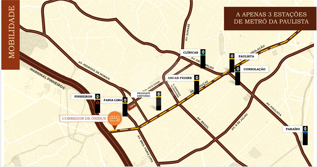 APARTAMENTO ALTO PADRÃO PARA LOCAÇÃO EM PINHEIROS