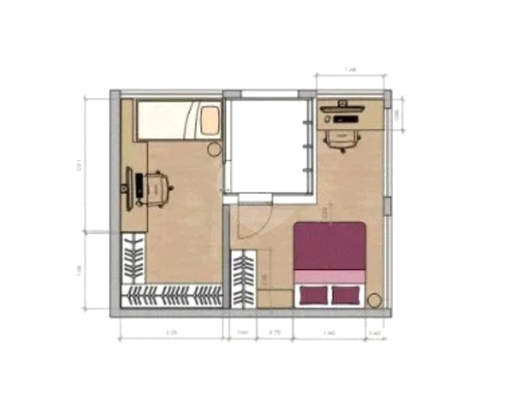 Apartamento, 2 quartos, 34 m² - Foto 6