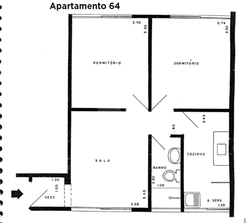 APARTAMENTO em CHÁCARA KLABIN