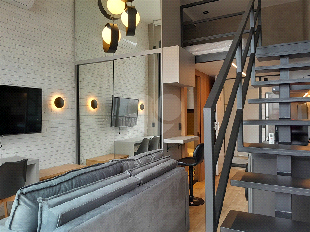 Apartamento studio com 26m² para alugar em Pinheiros