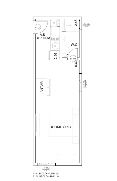 APARTAMENTO em CASA VERDE
