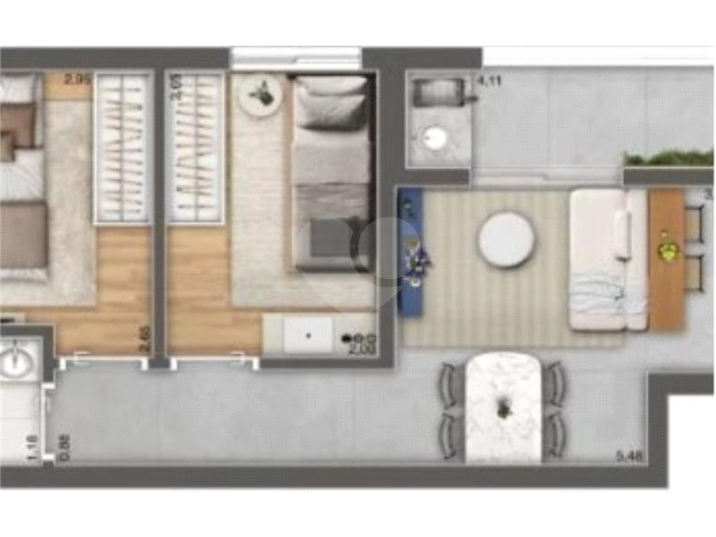Apartamento no Jardim São Paulo – 2 Dormitórios 40m²