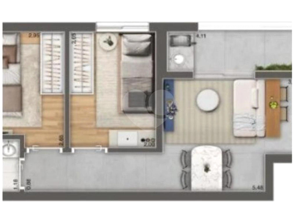 Apartamento no Jardim São Paulo – 2 Dormitórios 40m²