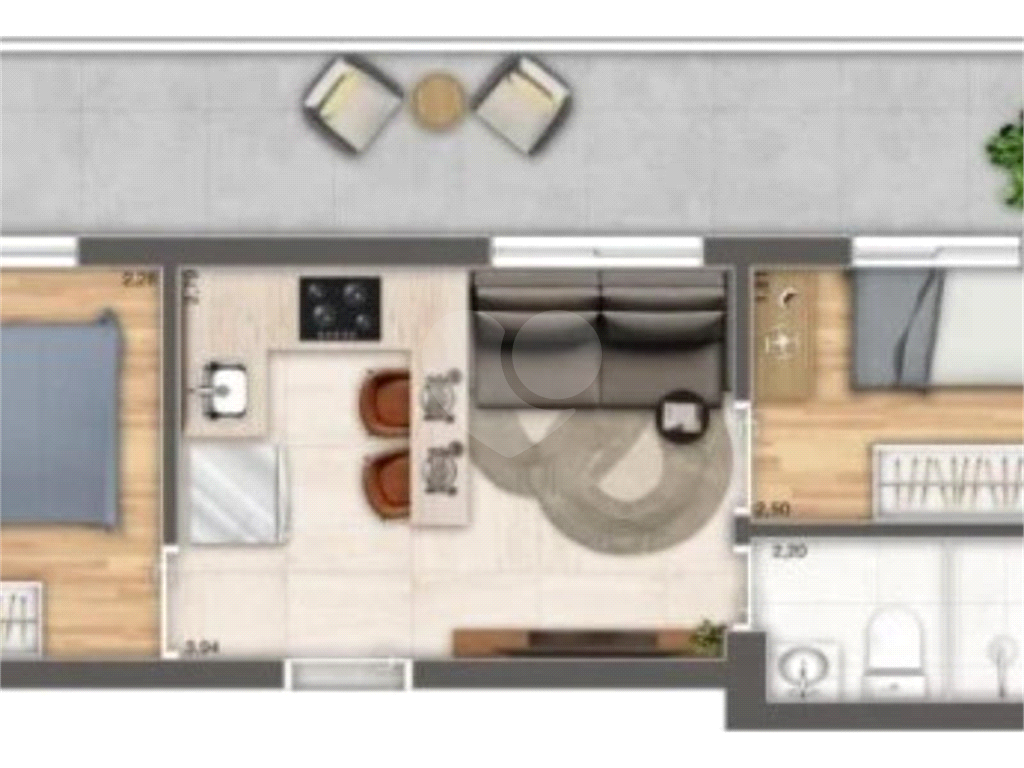 Apartamento no Jardim São Paulo – 2 Dormitórios 40m²