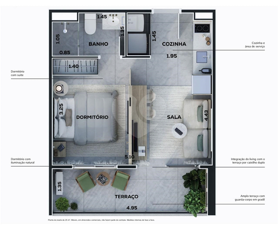 Studio à Venda no Franz Bauer – Campo Belo, São Paulo