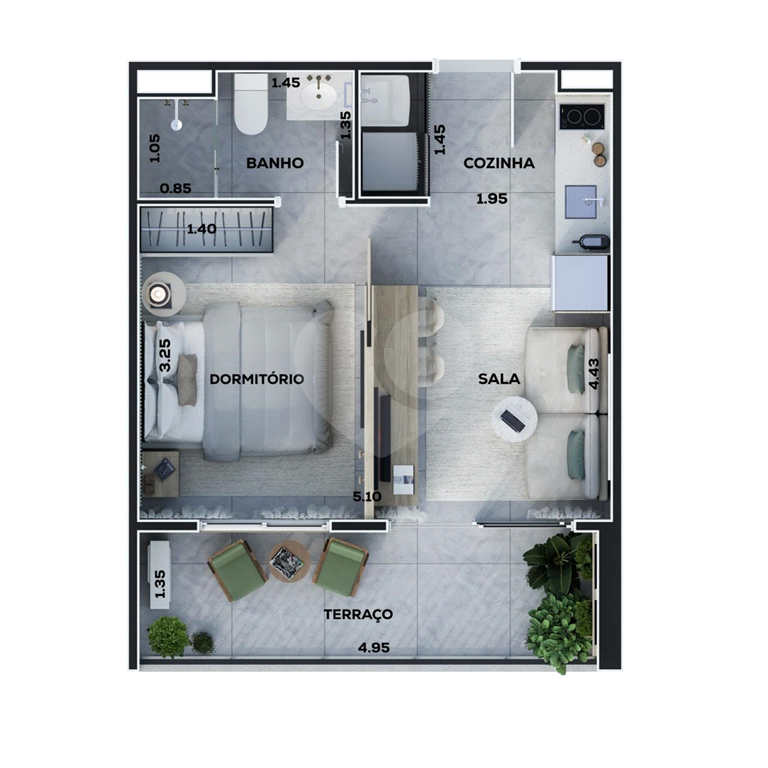 Studio à Venda no Franz Bauer – Campo Belo, São Paulo