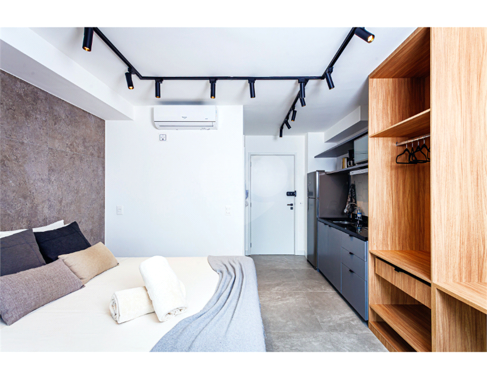 Apartamento a venda 1 dormitório e mobiliado no Bairro de Pinheiros 