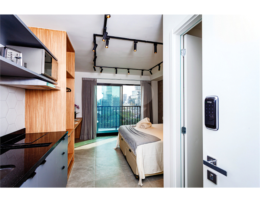 Apartamento a venda 1 dormitório e mobiliado no Bairro de Pinheiros 