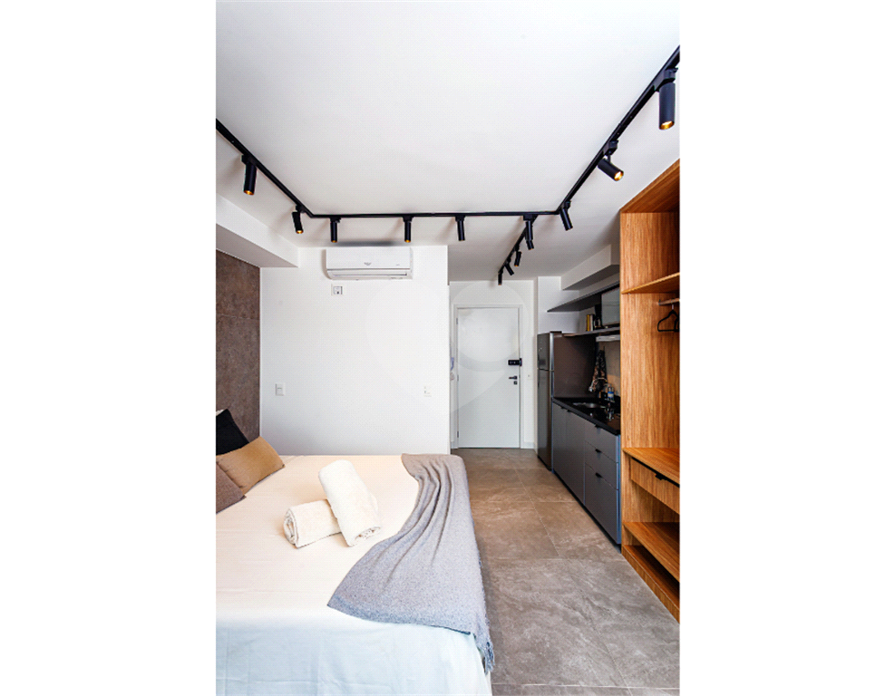 Apartamento a venda 1 dormitório e mobiliado no Bairro de Pinheiros 