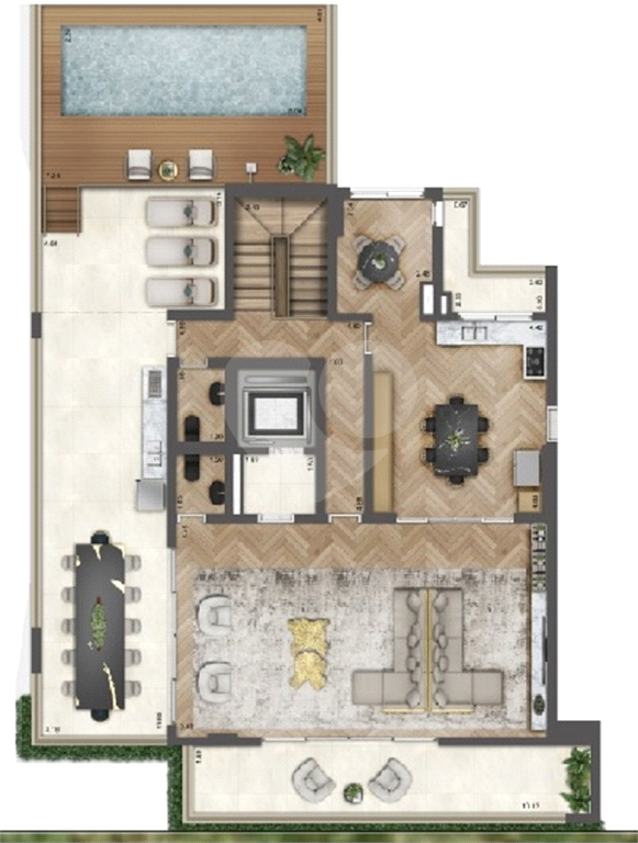Cobertura duplex Chacara Klabin - 4 suites - 4 vgs - 487 m² - Quadra de tenis