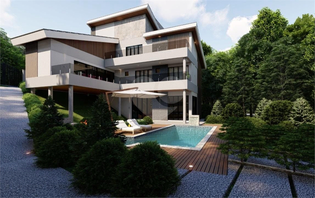 Terreno na Serra da Cantareira Condomínio Champs Elysees com Alvara de Construção já Expedido