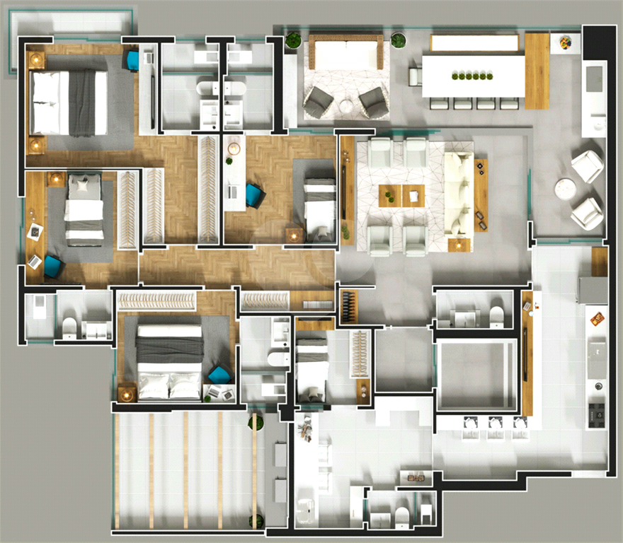 APARTAMENTO em VILA ROMANA