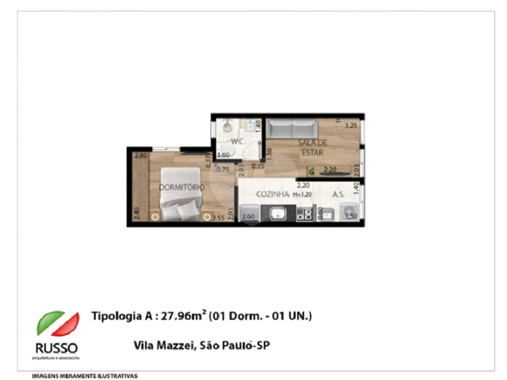 Apartamento, 1 quarto, 27 m² - Foto 16