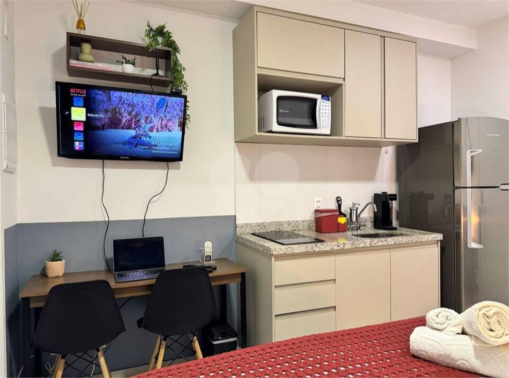 Studio Novo Mobiliado para Venda e Locação na Chácara Klabin. 