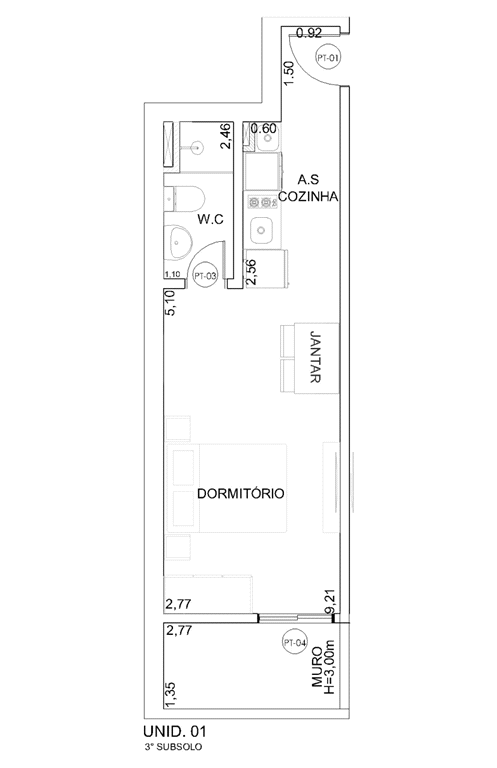 Apartamento de 1 dormitório e 25,80 m² à venda na Casa Verde – Tokyo Altino Residence