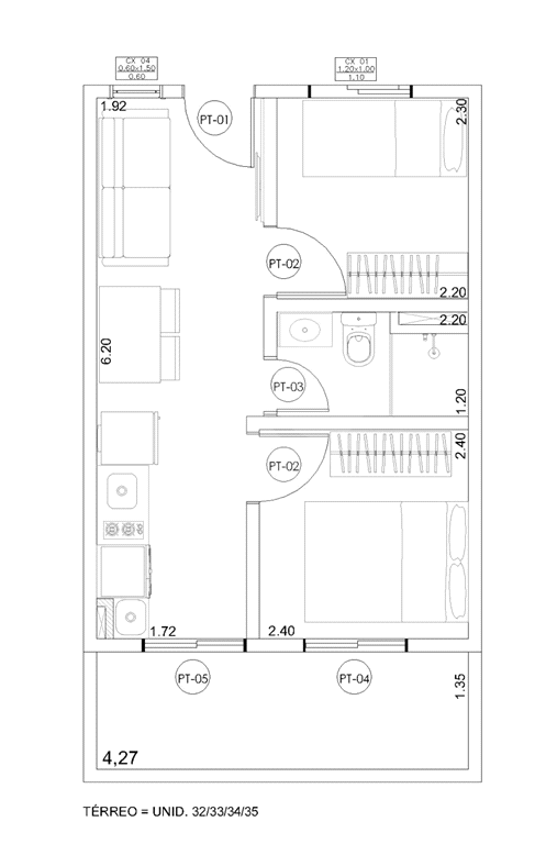 Apartamento de 1 dormitório e 25,80 m² à venda na Casa Verde – Tokyo Altino Residence