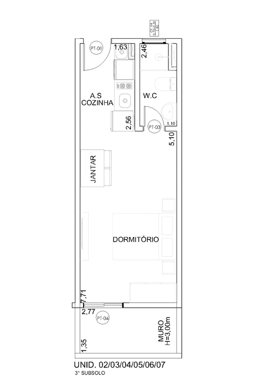 Apartamento de 1 dormitório e 25,80 m² à venda na Casa Verde – Tokyo Altino Residence