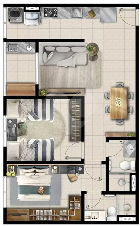 Apartamento, 2 quartos, 64 m² - Foto 2