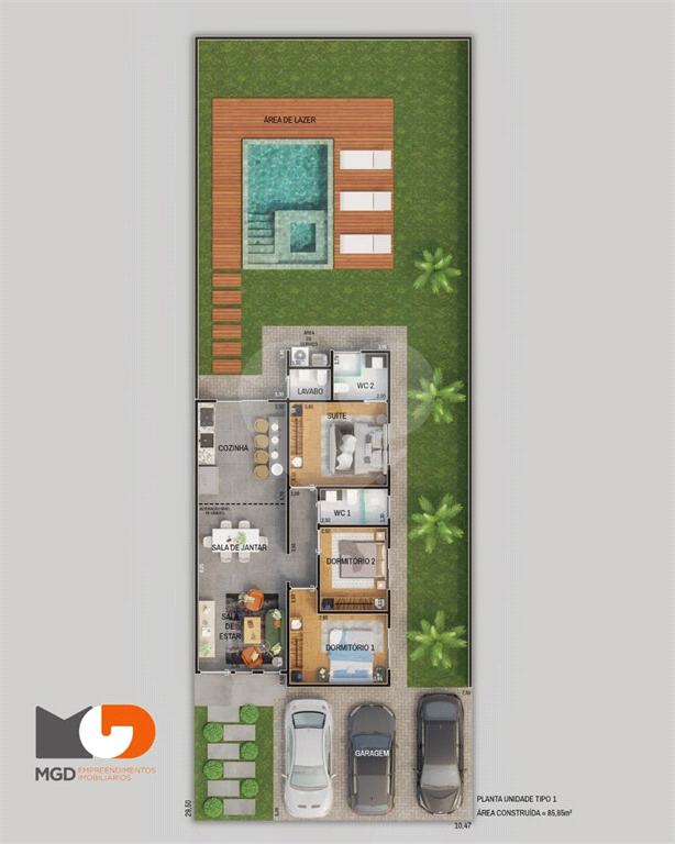Casa, 2 quartos, 308 m² - Foto 21