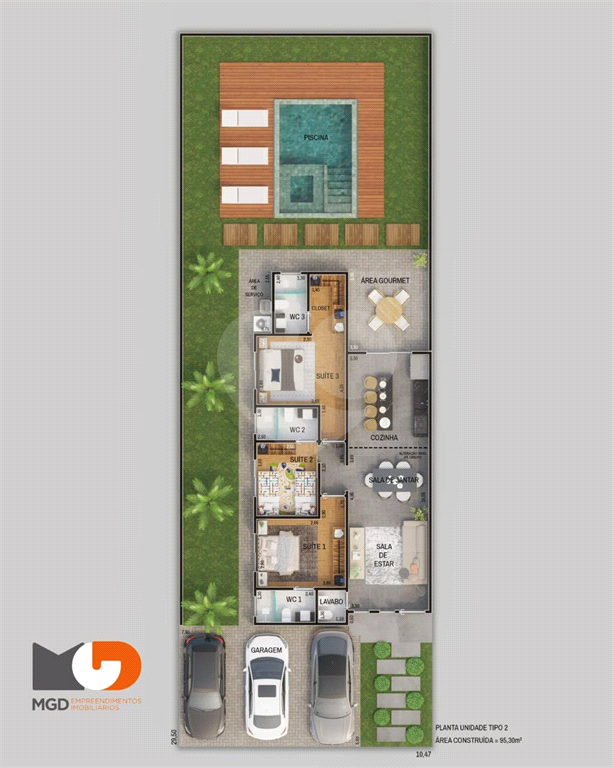 Casa, 2 quartos, 308 m² - Foto 20