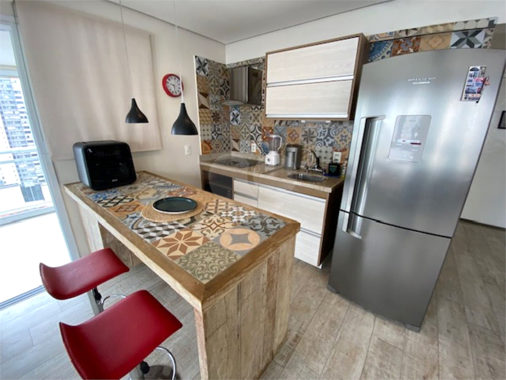 Flat mobiliado, moderno e integrado de 58m² com sacada, vaga e lazer completo em frente ao Insper – Vila Olímpia